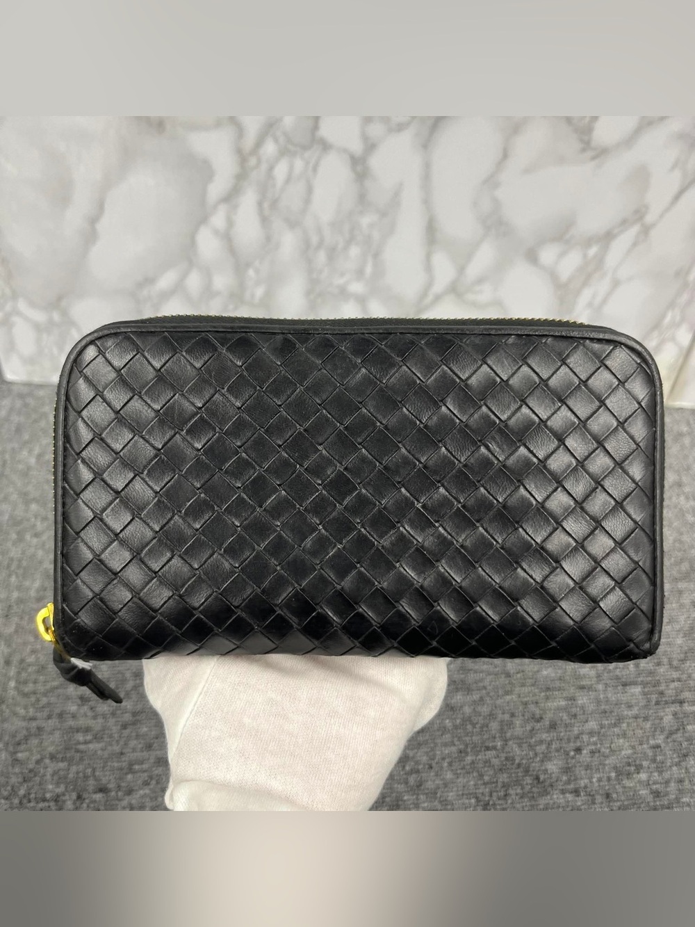 Black Bottega Veneta Long Zippy Wallets 💯 Authentic